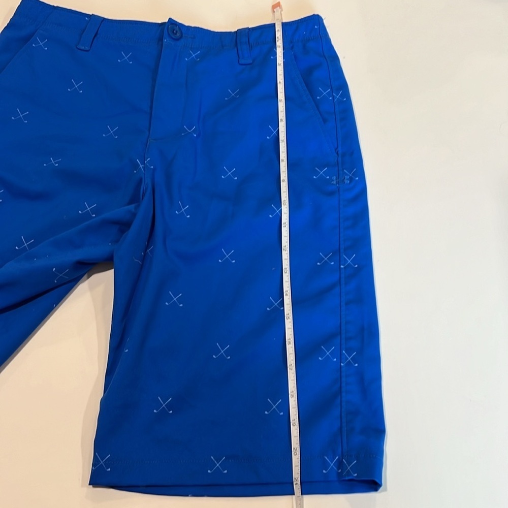 Under Armour - 18, boys golf shorts, blue - Picture 6 of 6